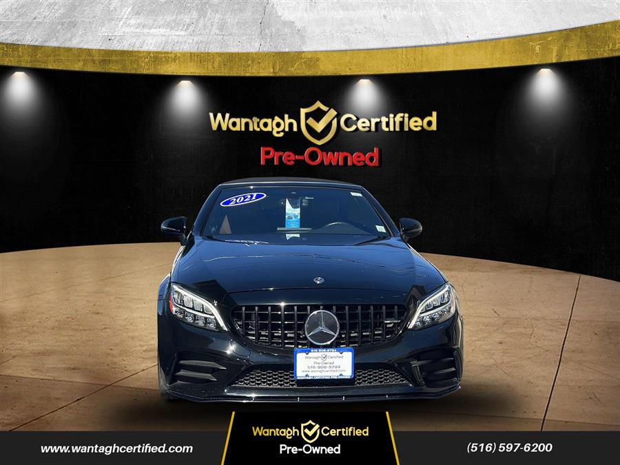 2021 Mercedes-benz C-class AMG C 43 4MATIC Cabriolet, available for sale in Wantagh, New York | Wantagh Certified. Wantagh, New York 2021 Mercedes-benz C-class AMG C 43 4MATIC Cabriolet, available for sale in Wantagh, New York | Wantagh Certified. Wantagh, New York