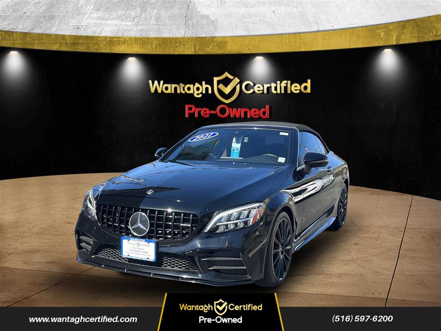 2021 Mercedes-benz C-class AMG C 43 4MATIC Cabriolet, available for sale in Wantagh, New York | Wantagh Certified. Wantagh, New York 2021 Mercedes-benz C-class AMG C 43 4MATIC Cabriolet, available for sale in Wantagh, New York | Wantagh Certified. Wantagh, New York