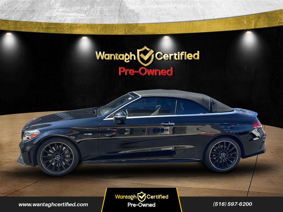 2021 Mercedes-benz C-class AMG C 43 4MATIC Cabriolet, available for sale in Wantagh, New York | Wantagh Certified. Wantagh, New York 2021 Mercedes-benz C-class AMG C 43 4MATIC Cabriolet, available for sale in Wantagh, New York | Wantagh Certified. Wantagh, New York