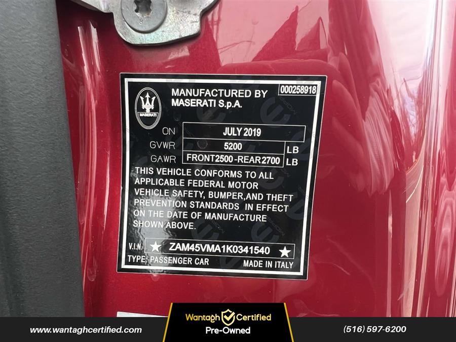2019 Maserati Granturismo Convertible Sport 4.7L, available for sale in Wantagh, New York | Wantagh Certified. Wantagh, New York 2019 Maserati Granturismo Convertible Sport 4.7L, available for sale in Wantagh, New York | Wantagh Certified. Wantagh, New York