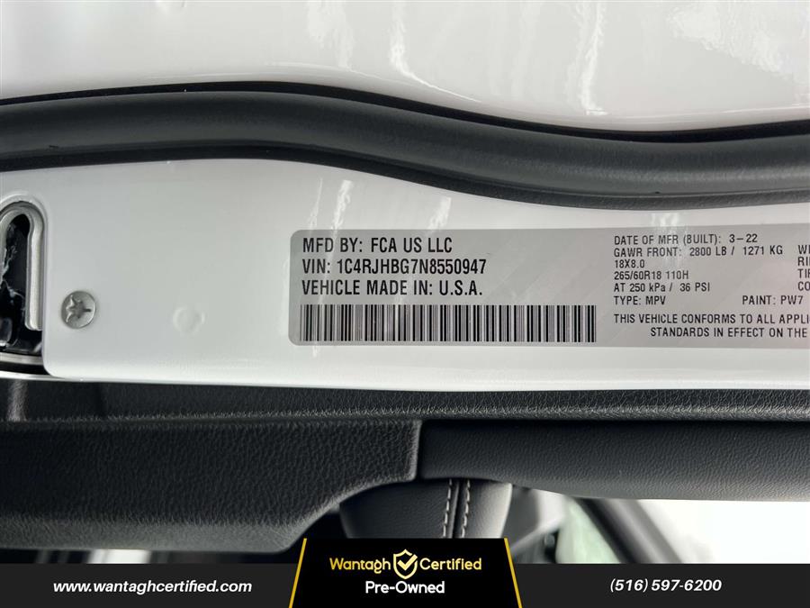 2022 Jeep Grand Cherokee Limited 4x4, available for sale in Wantagh, New York | Wantagh Certified. Wantagh, New York 2022 Jeep Grand Cherokee Limited 4x4, available for sale in Wantagh, New York | Wantagh Certified. Wantagh, New York