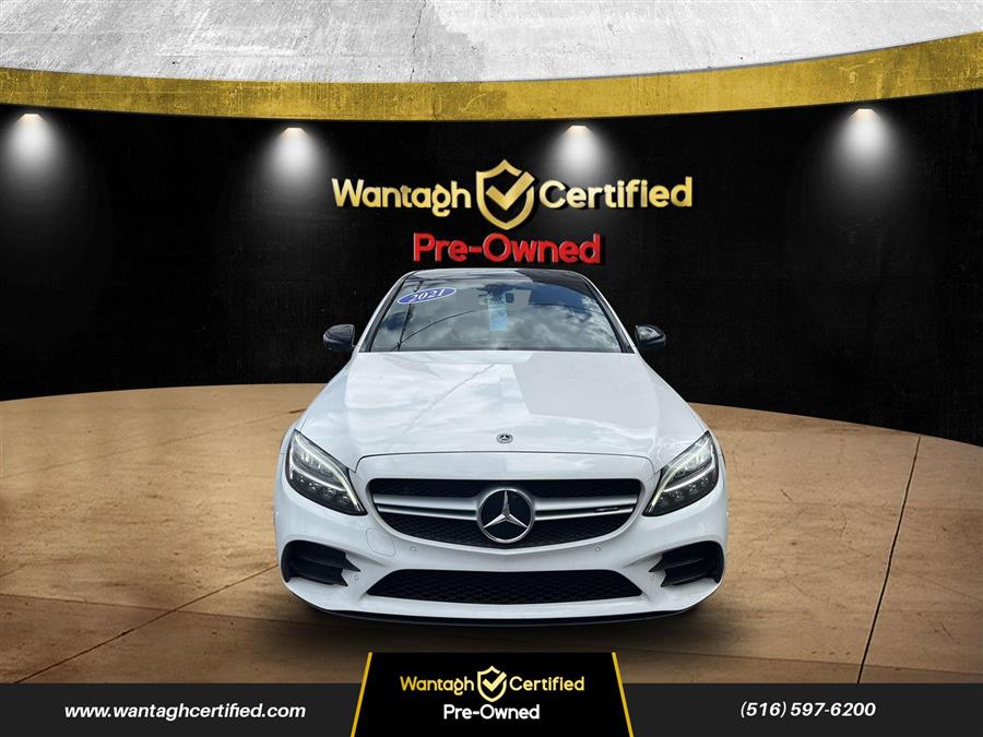 2021 Mercedes-benz C-class AMG C 43 4MATIC Sedan, available for sale in Wantagh, New York | Wantagh Certified. Wantagh, New York 2021 Mercedes-benz C-class AMG C 43 4MATIC Sedan, available for sale in Wantagh, New York | Wantagh Certified. Wantagh, New York