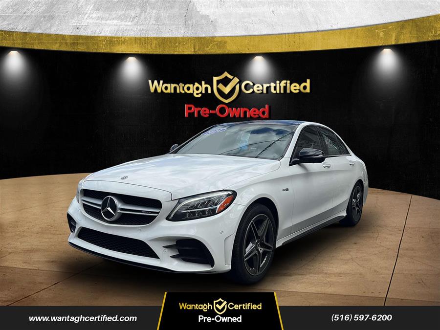 2021 Mercedes-benz C-class AMG C 43 4MATIC Sedan, available for sale in Wantagh, New York | Wantagh Certified. Wantagh, New York 2021 Mercedes-benz C-class AMG C 43 4MATIC Sedan, available for sale in Wantagh, New York | Wantagh Certified. Wantagh, New York
