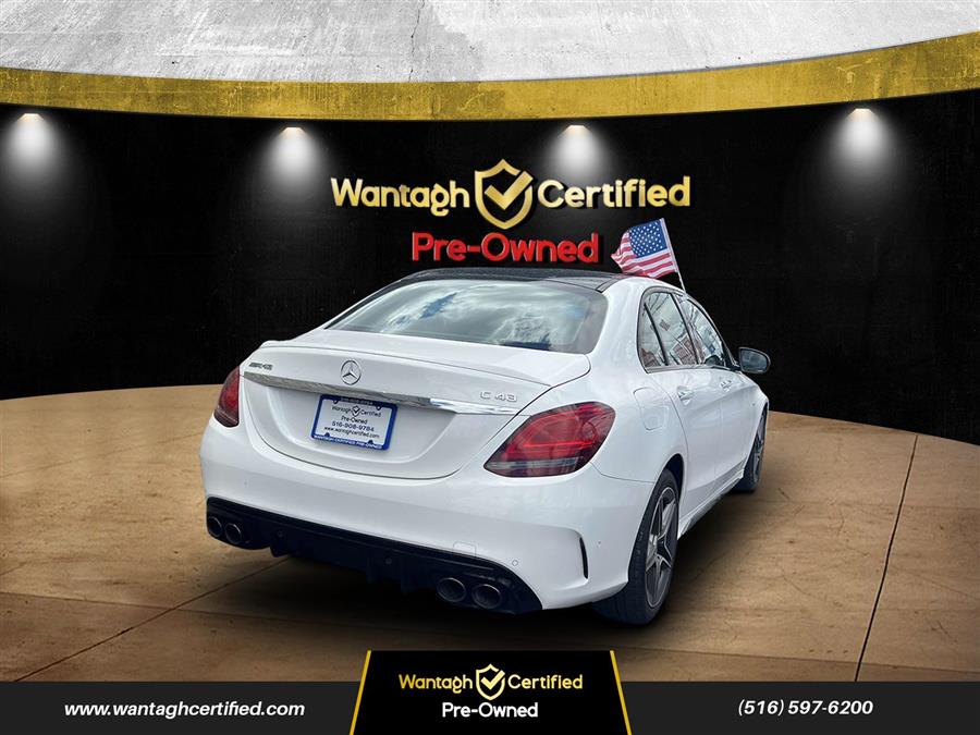 2021 Mercedes-benz C-class AMG C 43 4MATIC Sedan, available for sale in Wantagh, New York | Wantagh Certified. Wantagh, New York 2021 Mercedes-benz C-class AMG C 43 4MATIC Sedan, available for sale in Wantagh, New York | Wantagh Certified. Wantagh, New York
