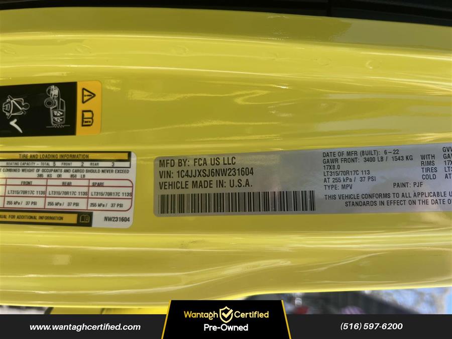 2022 Jeep Wrangler Unlimited Rubicon 392 4x4, available for sale in Wantagh, New York | Wantagh Certified. Wantagh, New York 2022 Jeep Wrangler Unlimited Rubicon 392 4x4, available for sale in Wantagh, New York | Wantagh Certified. Wantagh, New York