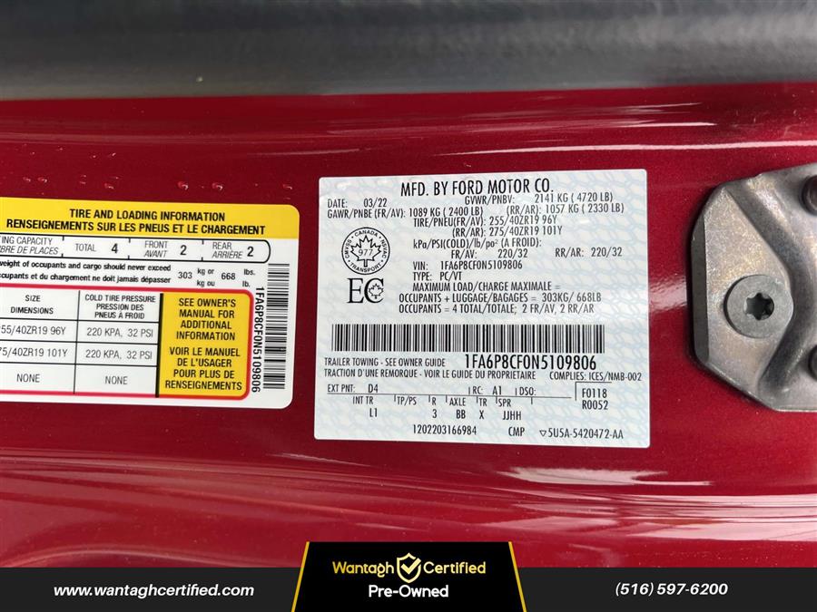 2022 Ford Mustang GT Fastback, available for sale in Wantagh, New York | Wantagh Certified. Wantagh, New York 2022 Ford Mustang GT Fastback, available for sale in Wantagh, New York | Wantagh Certified. Wantagh, New York