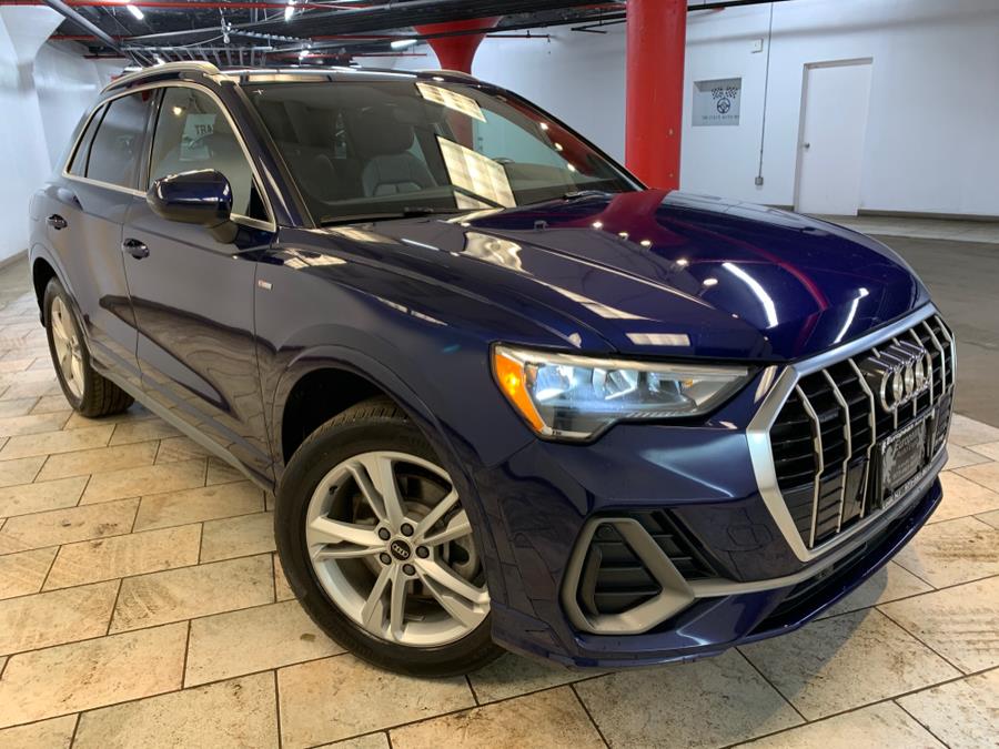 2022 Audi Q3 S line Premium 45 TFSI quattro, available for sale in Hillside, New Jersey | Euro Lux Auto. Hillside, New Jersey 2022 Audi Q3 S line Premium 45 TFSI quattro, available for sale in Hillside, New Jersey | Euro Lux Auto. Hillside, New Jersey