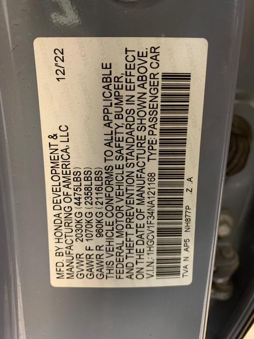 2022 Honda Accord Sedan Sport 1.5T CVT, available for sale in Hillside, New Jersey | Euro Lux Auto. Hillside, New Jersey 2022 Honda Accord Sedan Sport 1.5T CVT, available for sale in Hillside, New Jersey | Euro Lux Auto. Hillside, New Jersey