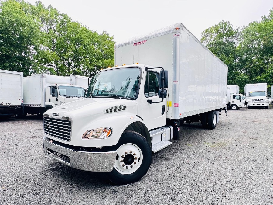 2023 Freightliner M2 106 26FT DRY BOX + CUMMINS ENGINE + LIFT GATE + NO CDL, available for sale in South Amboy, New Jersey | NJ Truck Spot. South Amboy, New Jersey 2023 Freightliner M2 106 26FT DRY BOX + CUMMINS ENGINE + LIFT GATE + NO CDL, available for sale in South Amboy, New Jersey | NJ Truck Spot. South Amboy, New Jersey