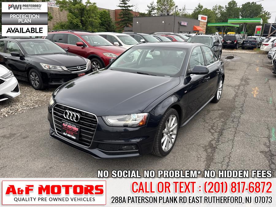 2014 Audi A4 4dr Sdn Auto quattro 2.0T Premium Plus, available for sale in East Rutherford, New Jersey | A&F Motors LLC. East Rutherford, New Jersey 2014 Audi A4 4dr Sdn Auto quattro 2.0T Premium Plus, available for sale in East Rutherford, New Jersey | A&F Motors LLC. East Rutherford, New Jersey