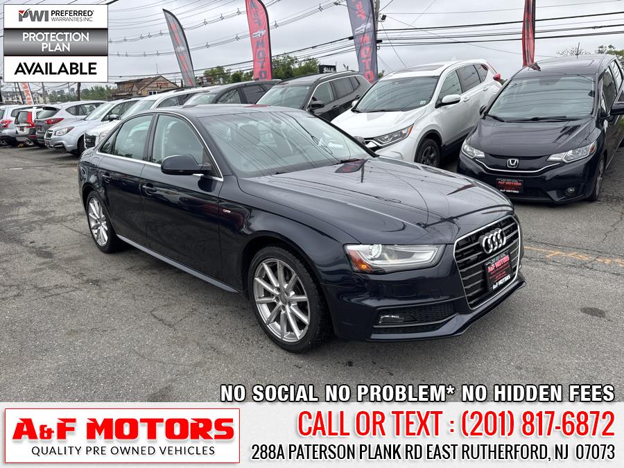 2014 Audi A4 4dr Sdn Auto quattro 2.0T Premium Plus, available for sale in East Rutherford, New Jersey | A&F Motors LLC. East Rutherford, New Jersey 2014 Audi A4 4dr Sdn Auto quattro 2.0T Premium Plus, available for sale in East Rutherford, New Jersey | A&F Motors LLC. East Rutherford, New Jersey