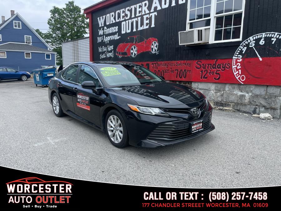 2018 Toyota Camry LE Auto (Natl), available for sale in Worcester, Massachusetts | Worcester Auto Outlet LLC. Worcester, Massachusetts