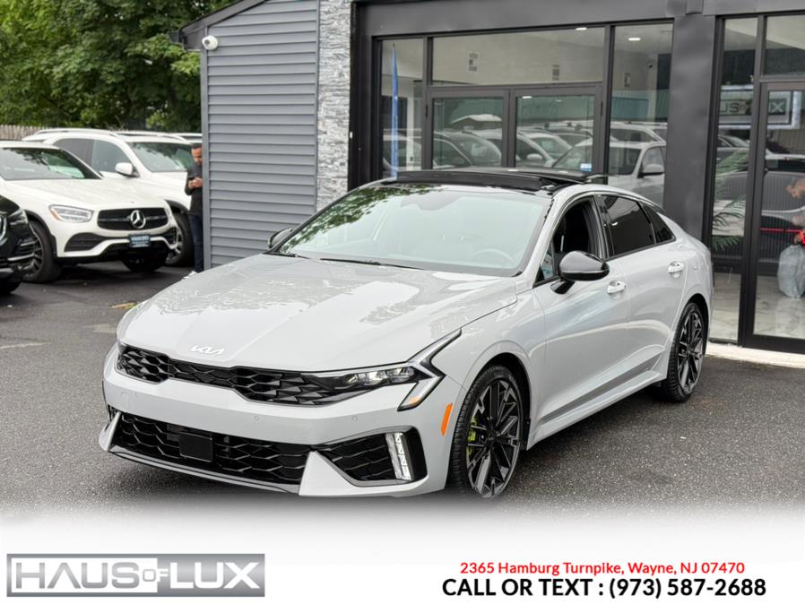 2025 Kia K5 GT DCT FWD, available for sale in Wayne, New Jersey | Haus of Lux. Wayne, New Jersey 2025 Kia K5 GT DCT FWD, available for sale in Wayne, New Jersey | Haus of Lux. Wayne, New Jersey