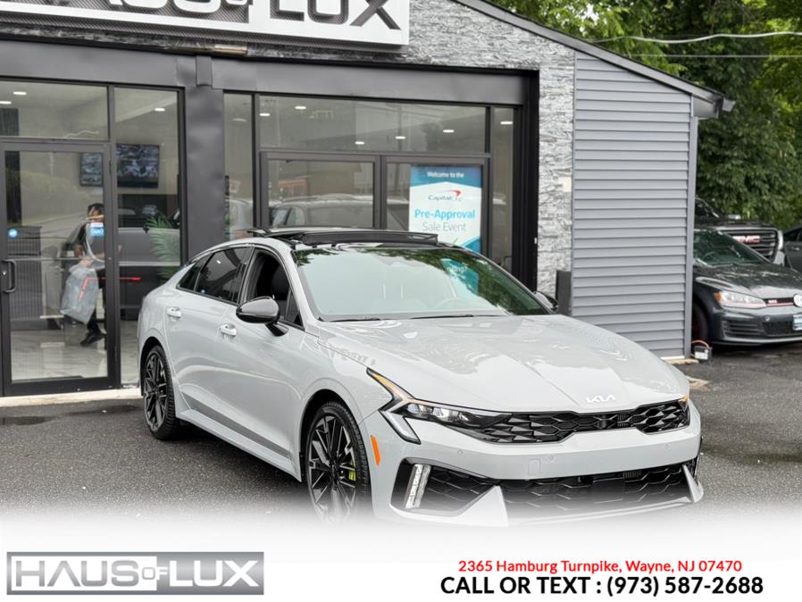 2025 Kia K5 GT DCT FWD, available for sale in Wayne, New Jersey | Haus of Lux. Wayne, New Jersey 2025 Kia K5 GT DCT FWD, available for sale in Wayne, New Jersey | Haus of Lux. Wayne, New Jersey