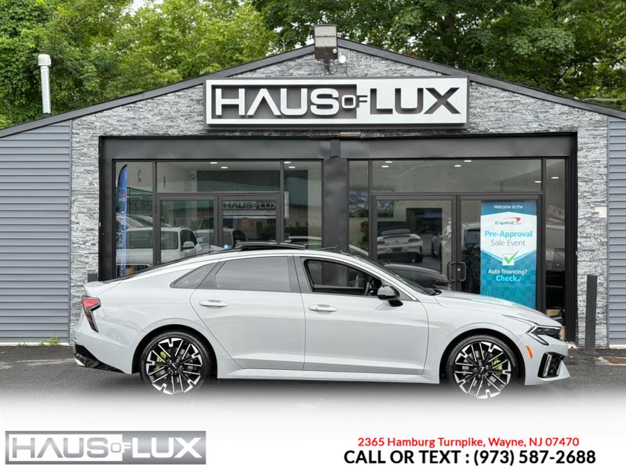 2025 Kia K5 GT DCT FWD, available for sale in Wayne, New Jersey | Haus of Lux. Wayne, New Jersey 2025 Kia K5 GT DCT FWD, available for sale in Wayne, New Jersey | Haus of Lux. Wayne, New Jersey