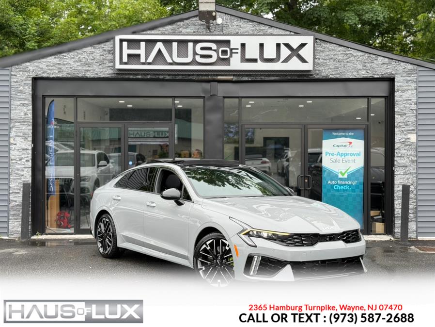 2025 Kia K5 GT DCT FWD, available for sale in Wayne, New Jersey | Haus of Lux. Wayne, New Jersey 2025 Kia K5 GT DCT FWD, available for sale in Wayne, New Jersey | Haus of Lux. Wayne, New Jersey