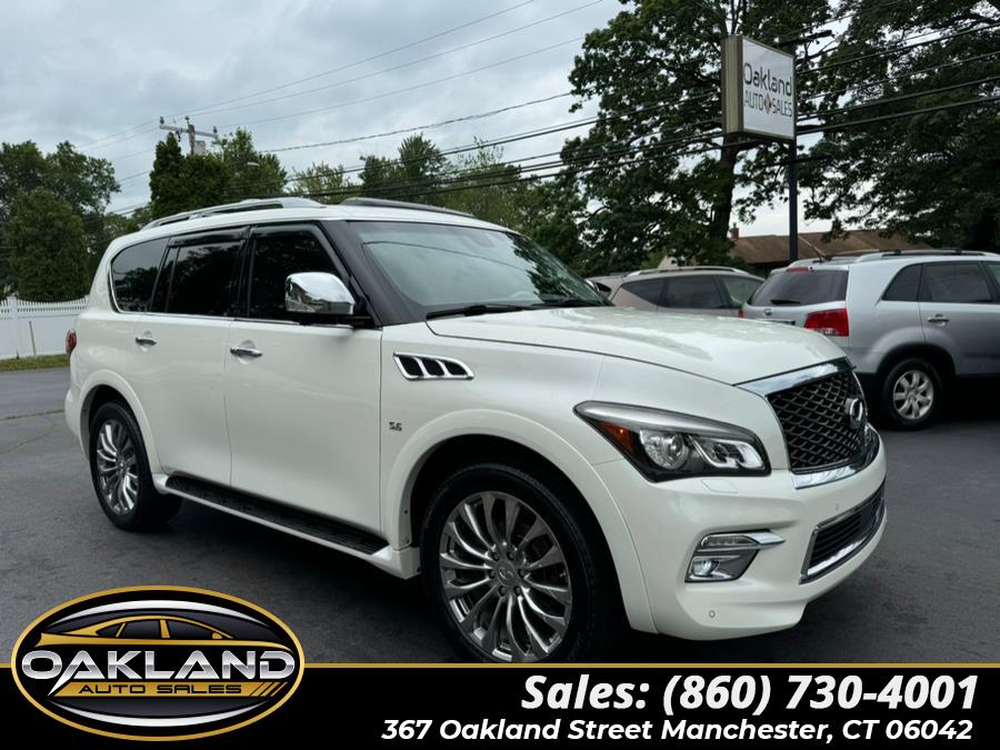 Used 2015 INFINITI QX80 in Manchester, Connecticut | Oakland Auto Sales. Manchester, Connecticut