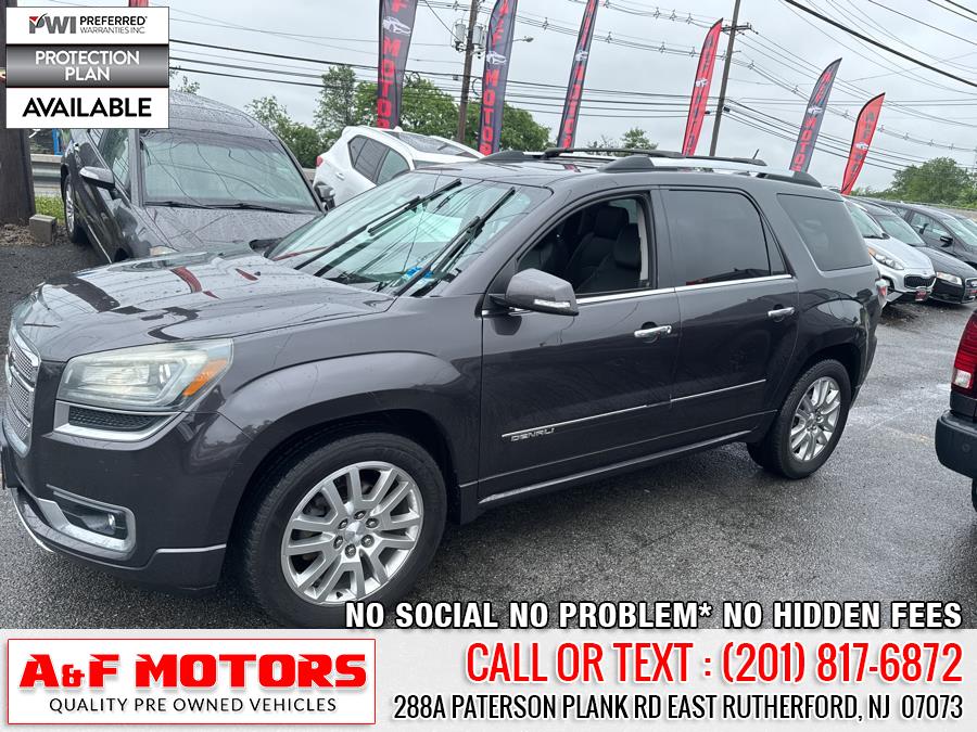 2016 GMC Acadia AWD 4dr Denali, available for sale in East Rutherford, New Jersey | A&F Motors LLC. East Rutherford, New Jersey 2016 GMC Acadia AWD 4dr Denali, available for sale in East Rutherford, New Jersey | A&F Motors LLC. East Rutherford, New Jersey