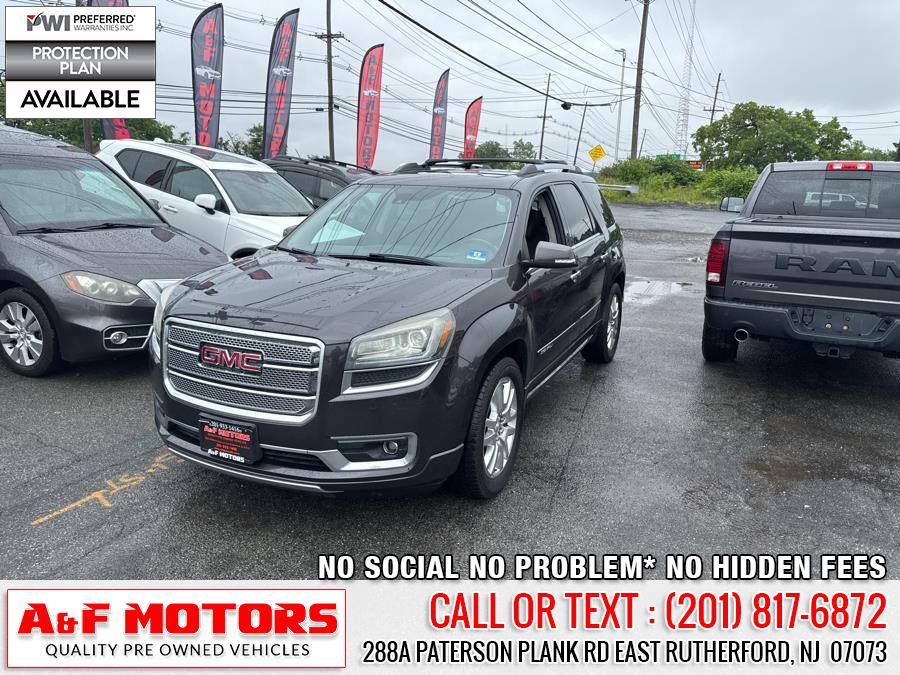 2016 GMC Acadia AWD 4dr Denali, available for sale in East Rutherford, New Jersey | A&F Motors LLC. East Rutherford, New Jersey 2016 GMC Acadia AWD 4dr Denali, available for sale in East Rutherford, New Jersey | A&F Motors LLC. East Rutherford, New Jersey