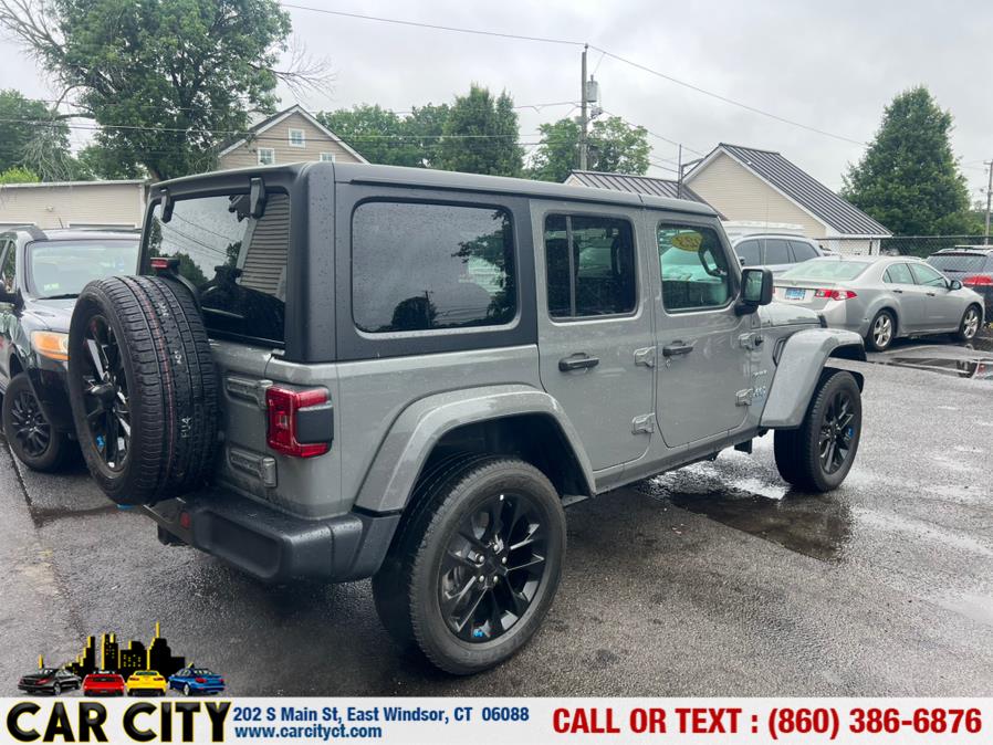 2023 Jeep Wrangler 4xe Sahara 4x4, available for sale in East Windsor, Connecticut | Car City LLC. East Windsor, Connecticut 2023 Jeep Wrangler 4xe Sahara 4x4, available for sale in East Windsor, Connecticut | Car City LLC. East Windsor, Connecticut