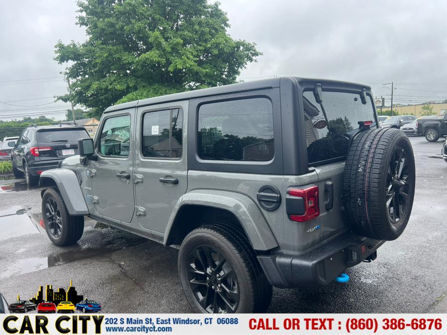 2023 Jeep Wrangler 4xe Sahara 4x4, available for sale in East Windsor, Connecticut | Car City LLC. East Windsor, Connecticut 2023 Jeep Wrangler 4xe Sahara 4x4, available for sale in East Windsor, Connecticut | Car City LLC. East Windsor, Connecticut