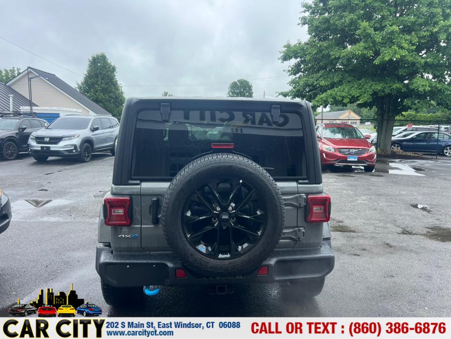 2023 Jeep Wrangler 4xe Sahara 4x4, available for sale in East Windsor, Connecticut | Car City LLC. East Windsor, Connecticut 2023 Jeep Wrangler 4xe Sahara 4x4, available for sale in East Windsor, Connecticut | Car City LLC. East Windsor, Connecticut