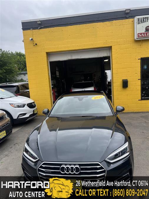 2018 Audi A5 2.0T quattro Premium Plus AWD 2dr Coupe 7A, available for sale in Hartford, Connecticut | Hartford Auto Center LLC. Hartford, Connecticut 2018 Audi A5 2.0T quattro Premium Plus AWD 2dr Coupe 7A, available for sale in Hartford, Connecticut | Hartford Auto Center LLC. Hartford, Connecticut