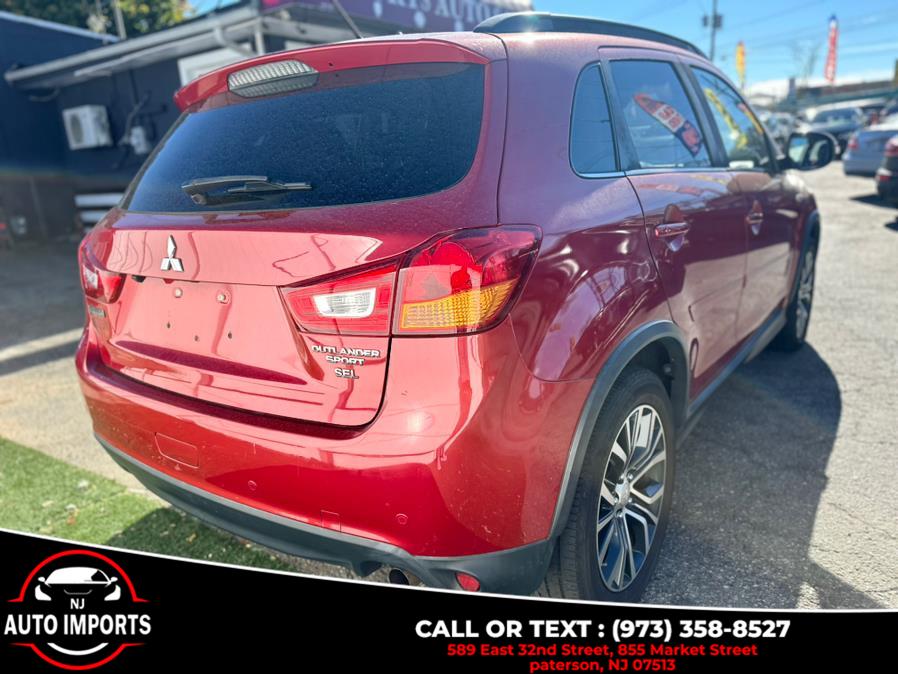 2016 Mitsubishi Outlander Sport AWC 4dr CVT 2.4 SEL, available for sale in Paterson, New Jersey | NJ Auto Imports. Paterson, New Jersey 2016 Mitsubishi Outlander Sport AWC 4dr CVT 2.4 SEL, available for sale in Paterson, New Jersey | NJ Auto Imports. Paterson, New Jersey