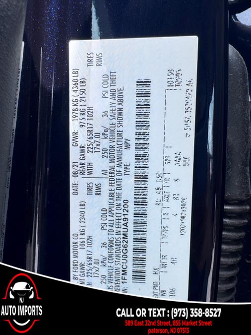 2021 Ford Escape SE FWD, available for sale in Paterson, New Jersey | NJ Auto Imports. Paterson, New Jersey 2021 Ford Escape SE FWD, available for sale in Paterson, New Jersey | NJ Auto Imports. Paterson, New Jersey