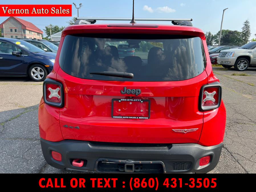 2015 Jeep Renegade 4WD 4dr Trailhawk, available for sale in Manchester, Connecticut | Vernon Auto Sale & Service. Manchester, Connecticut 2015 Jeep Renegade 4WD 4dr Trailhawk, available for sale in Manchester, Connecticut | Vernon Auto Sale & Service. Manchester, Connecticut
