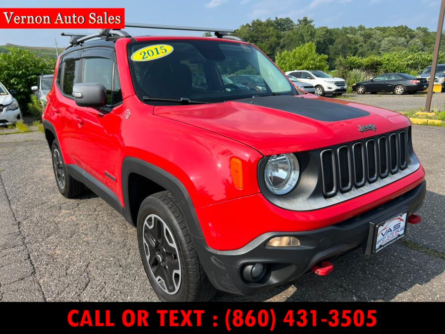 2015 Jeep Renegade 4WD 4dr Trailhawk, available for sale in Manchester, Connecticut | Vernon Auto Sale & Service. Manchester, Connecticut 2015 Jeep Renegade 4WD 4dr Trailhawk, available for sale in Manchester, Connecticut | Vernon Auto Sale & Service. Manchester, Connecticut