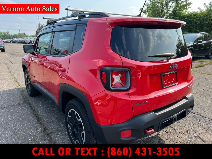 2015 Jeep Renegade 4WD 4dr Trailhawk, available for sale in Manchester, Connecticut | Vernon Auto Sale & Service. Manchester, Connecticut 2015 Jeep Renegade 4WD 4dr Trailhawk, available for sale in Manchester, Connecticut | Vernon Auto Sale & Service. Manchester, Connecticut