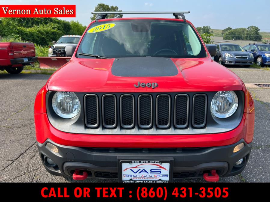 2015 Jeep Renegade 4WD 4dr Trailhawk, available for sale in Manchester, Connecticut | Vernon Auto Sale & Service. Manchester, Connecticut 2015 Jeep Renegade 4WD 4dr Trailhawk, available for sale in Manchester, Connecticut | Vernon Auto Sale & Service. Manchester, Connecticut