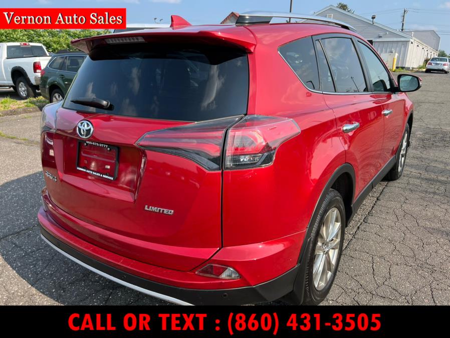 2016 Toyota RAV4 AWD 4dr Limited (Natl), available for sale in Manchester, Connecticut | Vernon Auto Sale & Service. Manchester, Connecticut 2016 Toyota RAV4 AWD 4dr Limited (Natl), available for sale in Manchester, Connecticut | Vernon Auto Sale & Service. Manchester, Connecticut