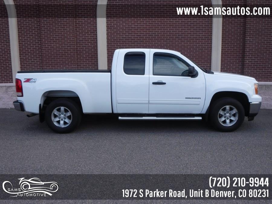 2011 GMC Sierra 1500 4WD Ext Cab 143.5" SLE, available for sale in Denver, Colorado | Sam's Automotive. Denver, Colorado 2011 GMC Sierra 1500 4WD Ext Cab 143.5" SLE, available for sale in Denver, Colorado | Sam's Automotive. Denver, Colorado