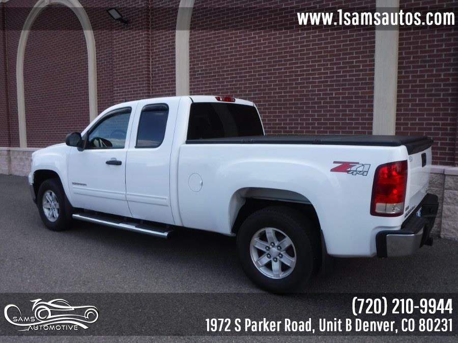 2011 GMC Sierra 1500 4WD Ext Cab 143.5" SLE, available for sale in Denver, Colorado | Sam's Automotive. Denver, Colorado 2011 GMC Sierra 1500 4WD Ext Cab 143.5" SLE, available for sale in Denver, Colorado | Sam's Automotive. Denver, Colorado