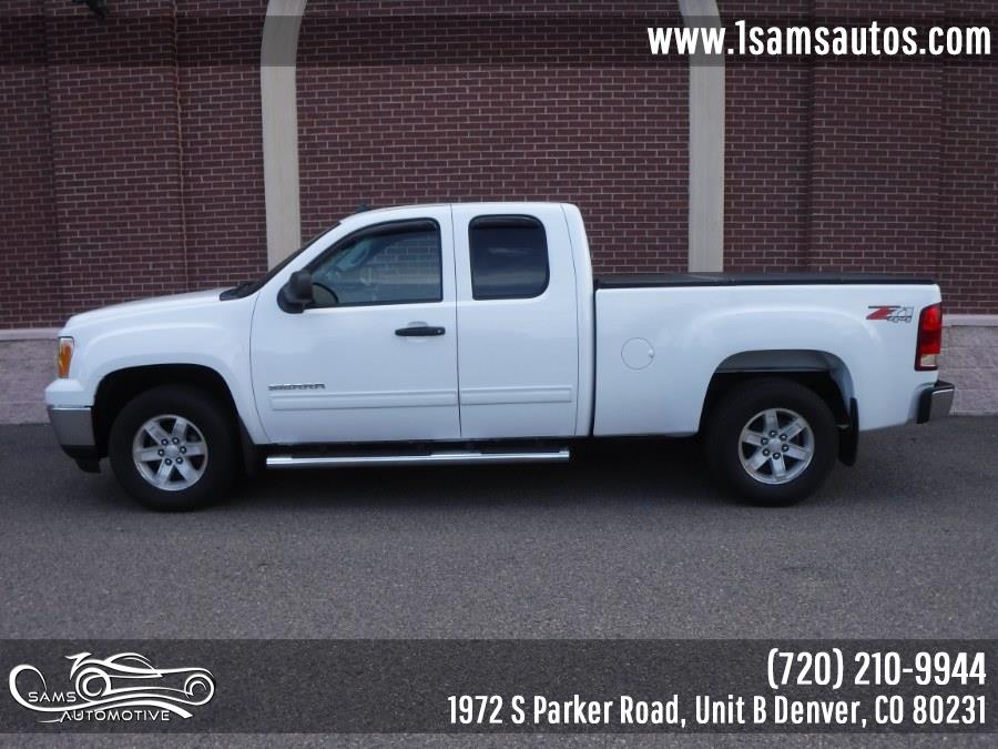 2011 GMC Sierra 1500 4WD Ext Cab 143.5" SLE, available for sale in Denver, Colorado | Sam's Automotive. Denver, Colorado 2011 GMC Sierra 1500 4WD Ext Cab 143.5" SLE, available for sale in Denver, Colorado | Sam's Automotive. Denver, Colorado