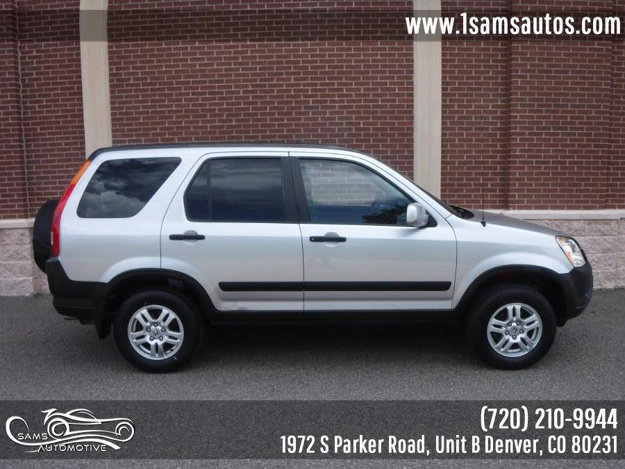 2004 Honda CR-V 4WD EX Manual, available for sale in Denver, Colorado | Sam's Automotive. Denver, Colorado 2004 Honda CR-V 4WD EX Manual, available for sale in Denver, Colorado | Sam's Automotive. Denver, Colorado