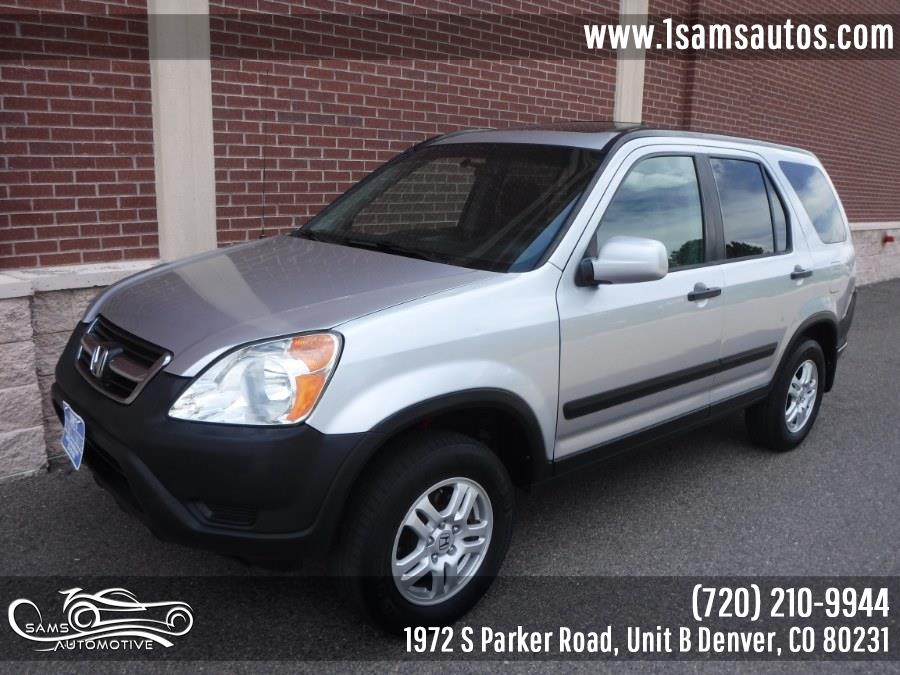 2004 Honda CR-V 4WD EX Manual, available for sale in Denver, Colorado | Sam's Automotive. Denver, Colorado 2004 Honda CR-V 4WD EX Manual, available for sale in Denver, Colorado | Sam's Automotive. Denver, Colorado