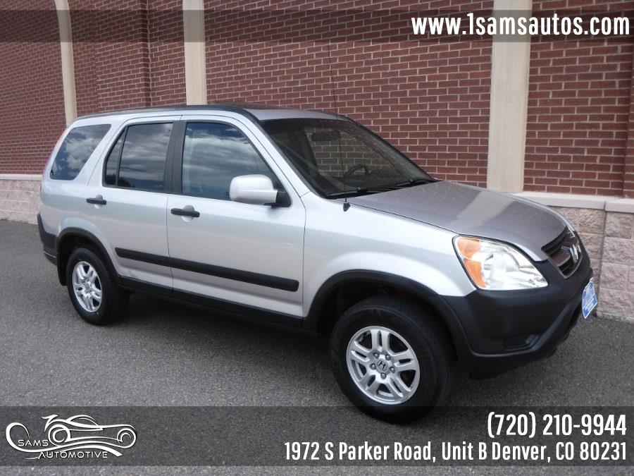 2004 Honda CR-V 4WD EX Manual, available for sale in Denver, Colorado | Sam's Automotive. Denver, Colorado 2004 Honda CR-V 4WD EX Manual, available for sale in Denver, Colorado | Sam's Automotive. Denver, Colorado