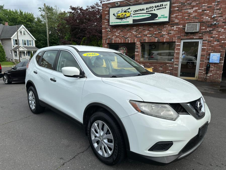 2016 Nissan Rogue FWD 4dr SV, available for sale in New Britain, Connecticut | Central Auto Sales & Service. New Britain, Connecticut 2016 Nissan Rogue FWD 4dr SV, available for sale in New Britain, Connecticut | Central Auto Sales & Service. New Britain, Connecticut