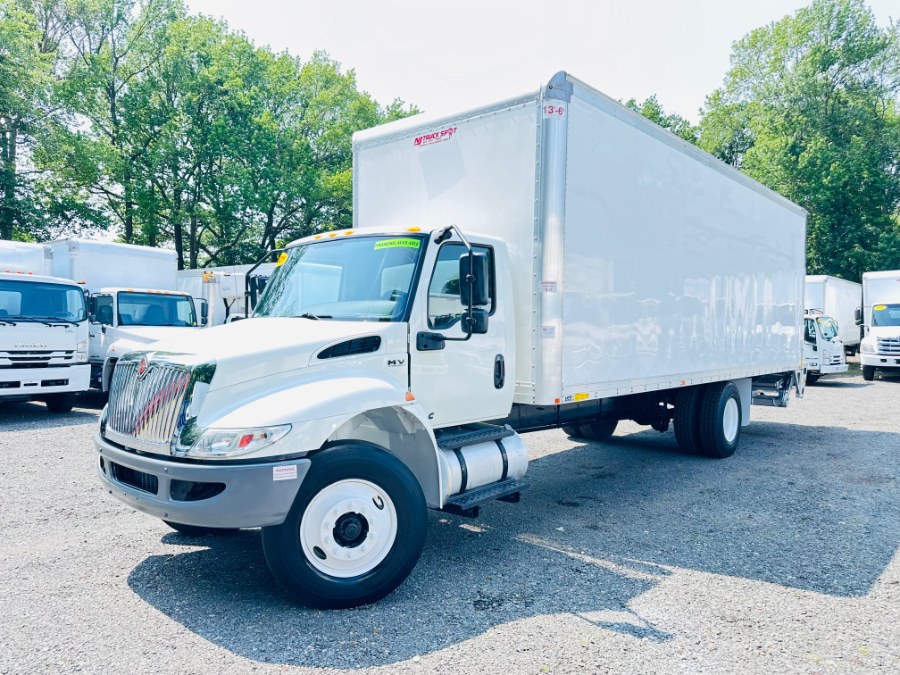 2021 International MV 607 26FT DRY BOX + CUMMINS ENGINE + LIFT GATE + NO CDL, available for sale in South Amboy, New Jersey | NJ Truck Spot. South Amboy, New Jersey 2021 International MV 607 26FT DRY BOX + CUMMINS ENGINE + LIFT GATE + NO CDL, available for sale in South Amboy, New Jersey | NJ Truck Spot. South Amboy, New Jersey
