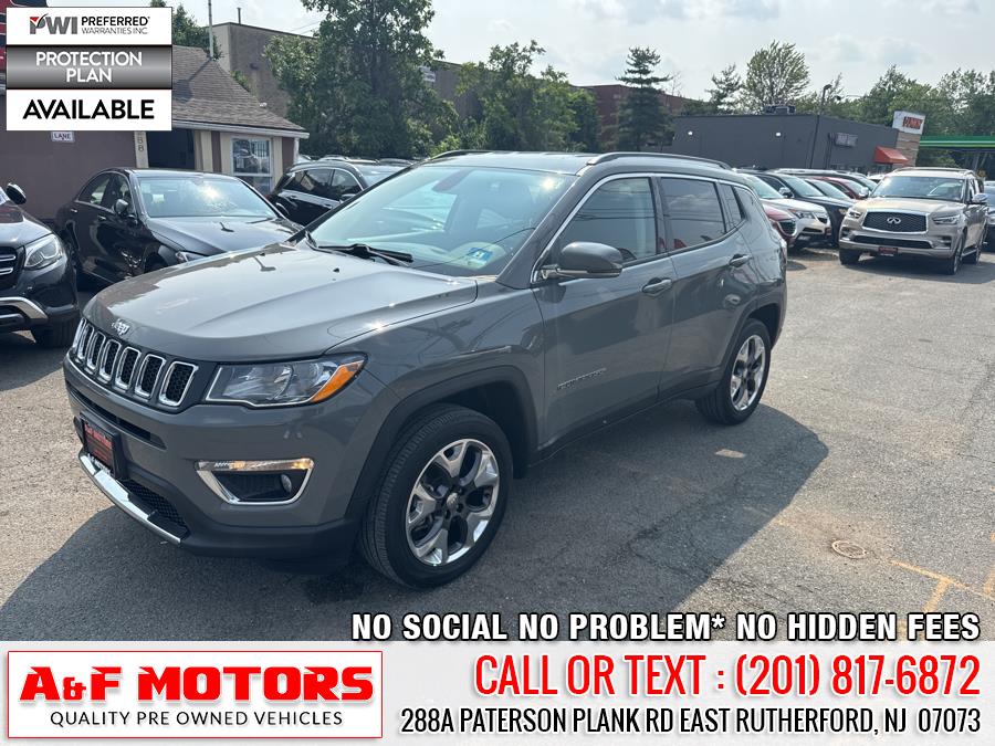 2020 Jeep Compass Limited 4x4, available for sale in East Rutherford, New Jersey | A&F Motors LLC. East Rutherford, New Jersey 2020 Jeep Compass Limited 4x4, available for sale in East Rutherford, New Jersey | A&F Motors LLC. East Rutherford, New Jersey