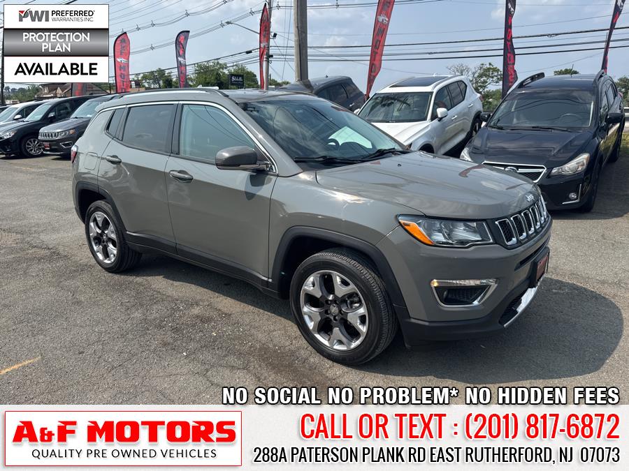 2020 Jeep Compass Limited 4x4, available for sale in East Rutherford, New Jersey | A&F Motors LLC. East Rutherford, New Jersey 2020 Jeep Compass Limited 4x4, available for sale in East Rutherford, New Jersey | A&F Motors LLC. East Rutherford, New Jersey