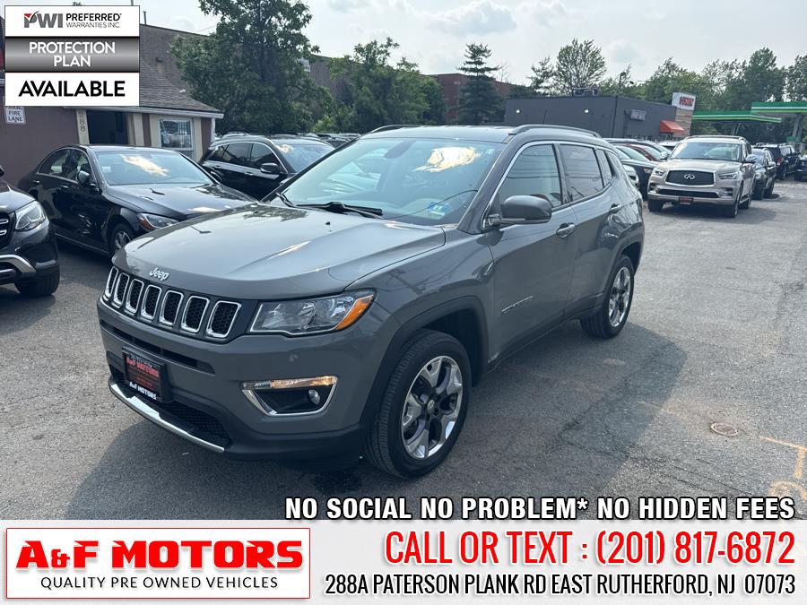 2020 Jeep Compass Limited 4x4, available for sale in East Rutherford, New Jersey | A&F Motors LLC. East Rutherford, New Jersey 2020 Jeep Compass Limited 4x4, available for sale in East Rutherford, New Jersey | A&F Motors LLC. East Rutherford, New Jersey