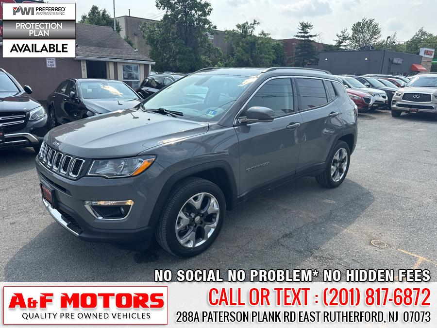 2020 Jeep Compass Limited 4x4, available for sale in East Rutherford, New Jersey | A&F Motors LLC. East Rutherford, New Jersey 2020 Jeep Compass Limited 4x4, available for sale in East Rutherford, New Jersey | A&F Motors LLC. East Rutherford, New Jersey