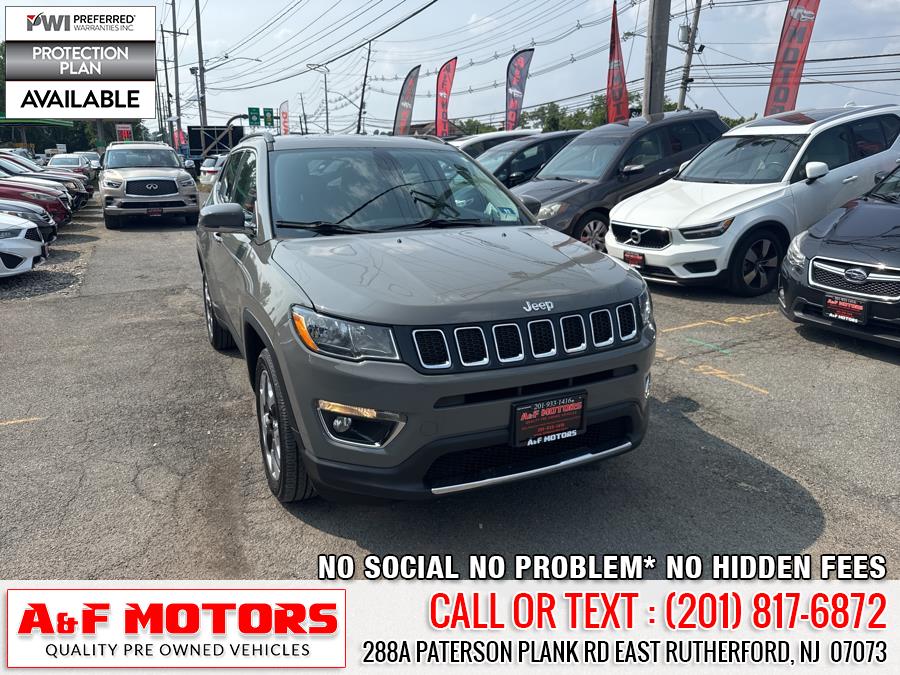 2020 Jeep Compass Limited 4x4, available for sale in East Rutherford, New Jersey | A&F Motors LLC. East Rutherford, New Jersey 2020 Jeep Compass Limited 4x4, available for sale in East Rutherford, New Jersey | A&F Motors LLC. East Rutherford, New Jersey