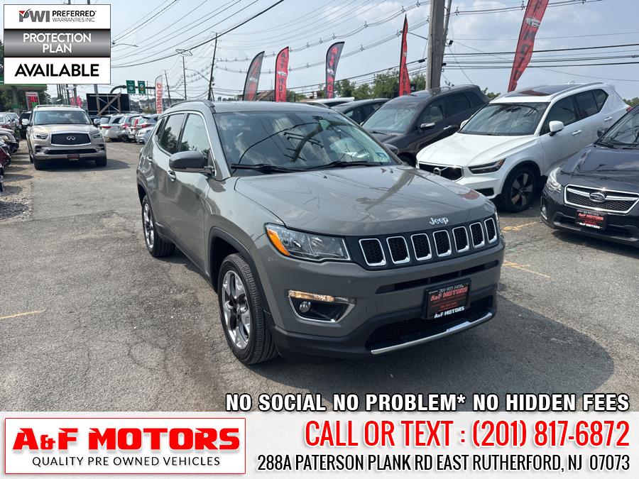 2020 Jeep Compass Limited 4x4, available for sale in East Rutherford, New Jersey | A&F Motors LLC. East Rutherford, New Jersey 2020 Jeep Compass Limited 4x4, available for sale in East Rutherford, New Jersey | A&F Motors LLC. East Rutherford, New Jersey