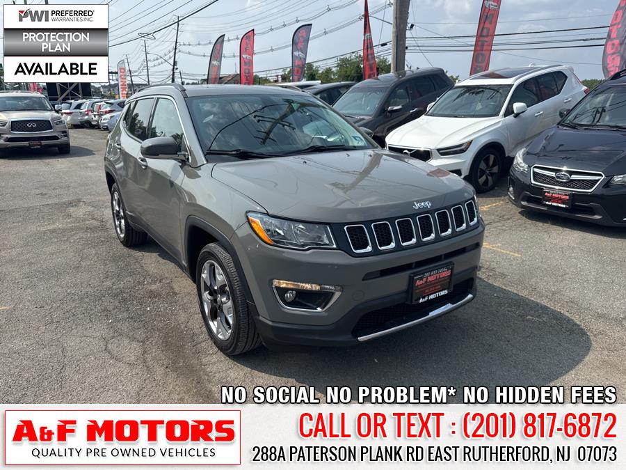 2020 Jeep Compass Limited 4x4, available for sale in East Rutherford, New Jersey | A&F Motors LLC. East Rutherford, New Jersey 2020 Jeep Compass Limited 4x4, available for sale in East Rutherford, New Jersey | A&F Motors LLC. East Rutherford, New Jersey