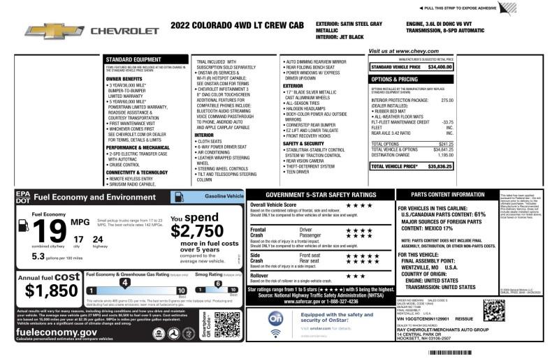 2022 Chevrolet Colorado 4WD LT CREW CAB 128, available for sale in Maple Shade, New Jersey | Car Revolution. Maple Shade, New Jersey 2022 Chevrolet Colorado 4WD LT CREW CAB 128, available for sale in Maple Shade, New Jersey | Car Revolution. Maple Shade, New Jersey